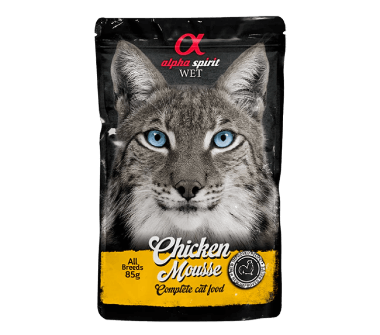 alpha spirit-Chicken Mousse for Cats, 24 x 85 g Pouches.png