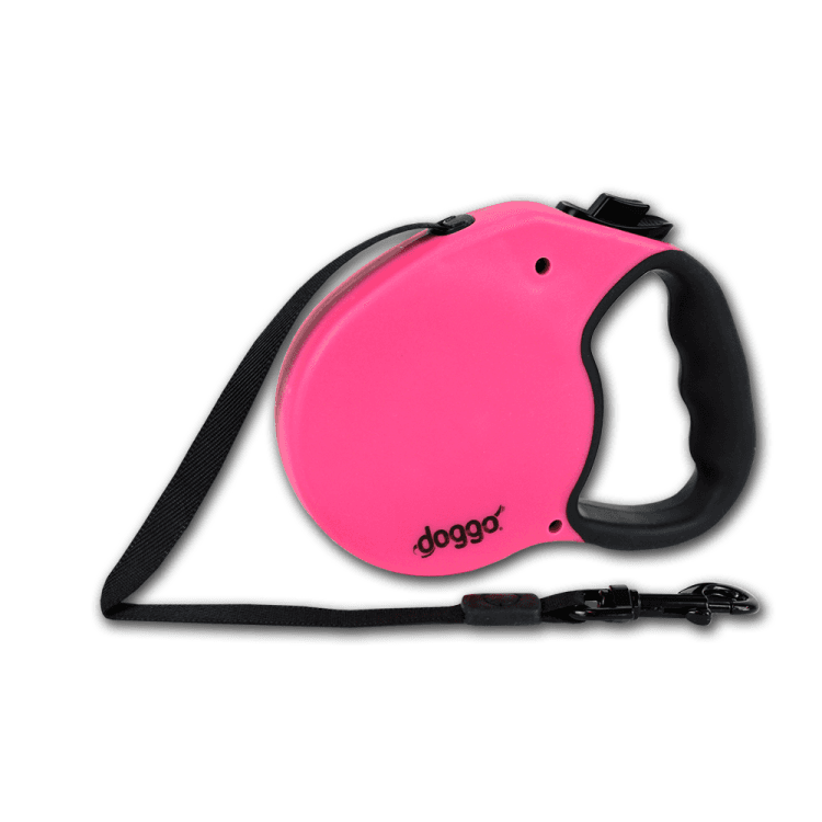 alcott-Doggo everyday retractable leash 5m, M, pink1.png