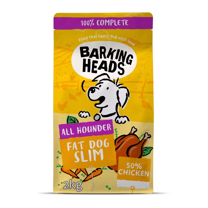 bh-Barking Heads Fat Dog, Slim Chicken dog food, weight control dog food, low fat dog food, healthy dry dog food, dog food for overweight dogs, natural dog food, Barking Heads dog food India.avif