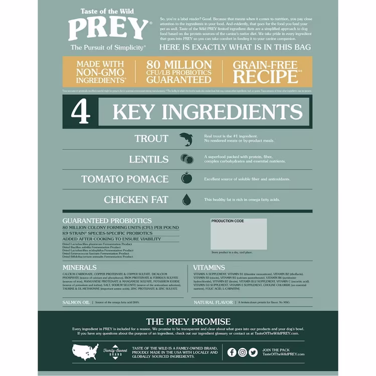 Taste of the Wild Prey Trout Formula Dry Dog Food1.avif
