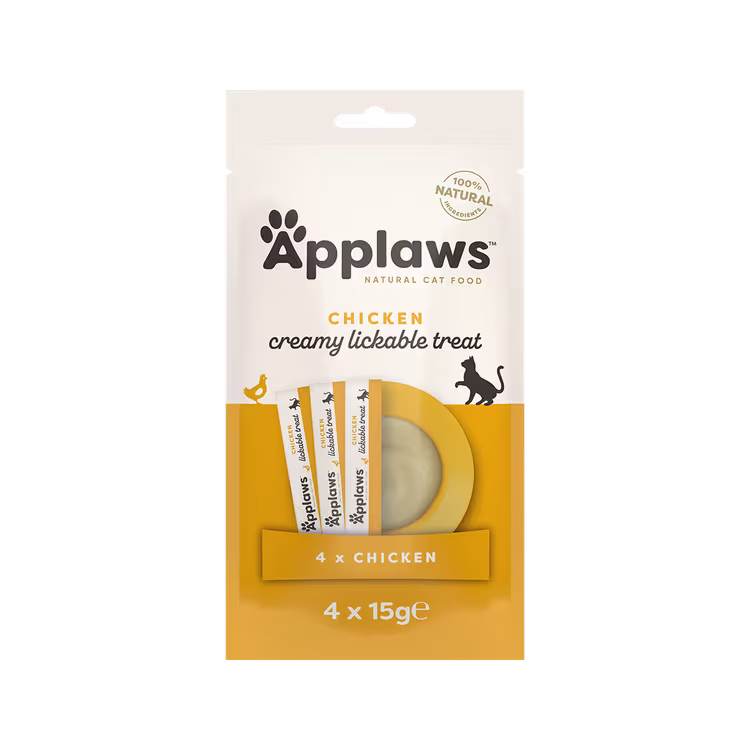 Applaws Chicken Creamy Lickable Cat Treats 4x15g.avif