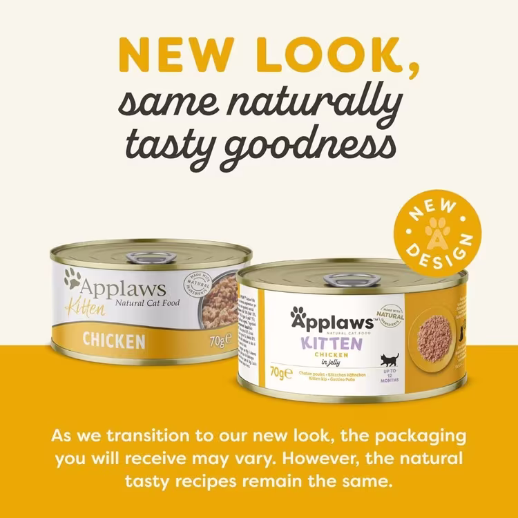 Applaws Chicken Wet Kitten Food 70g Tin1.avif