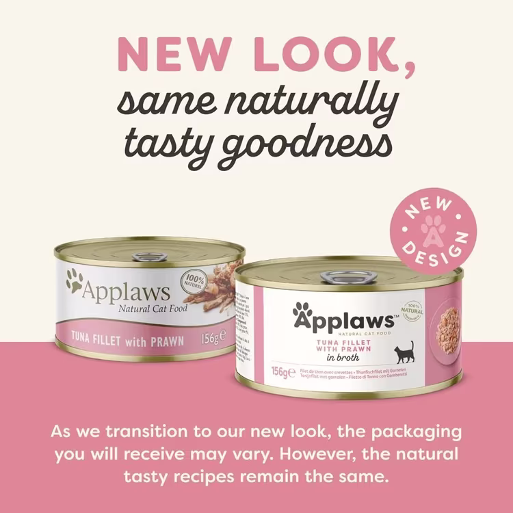 Applaws Tuna Fillet with Prawn in Broth Wet Cat Food 156g Tin1.avif