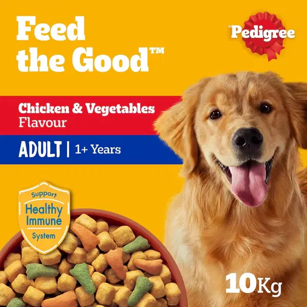 Pedigree Chicken And Vegetables Dry Dog Food Adult - 10 Kg1.webp
