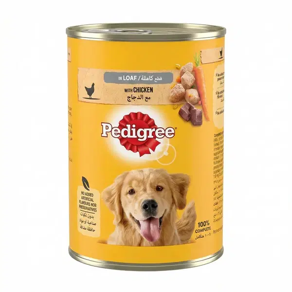 Pedigree Chicken in Loaf Wet Dog Food 400G..webp