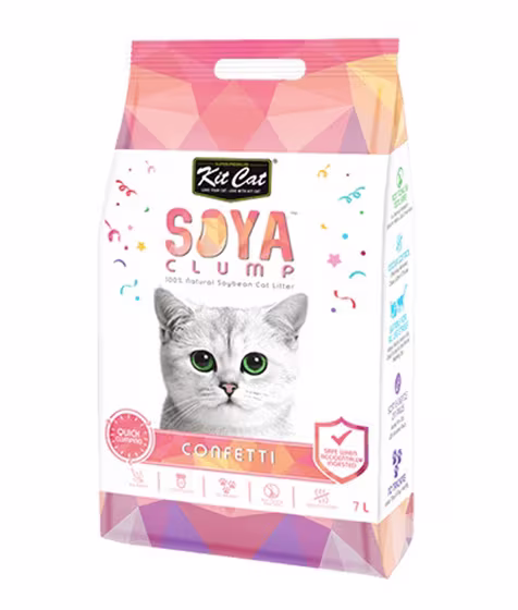 Kit Cat Soya Clump Soyabean Confetti Cat Litter 7l.avif