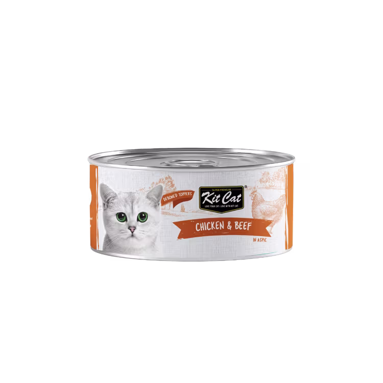 Kit Cat Deboned Chicken & Beef Aspic Wet Cat Food 80g.avif